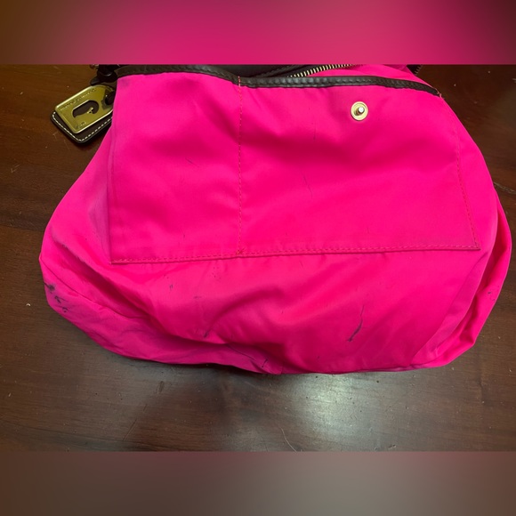 Dooney & Bourke Brown Nylon Handbag  15W / 10.5 H - Picture 8 of 11